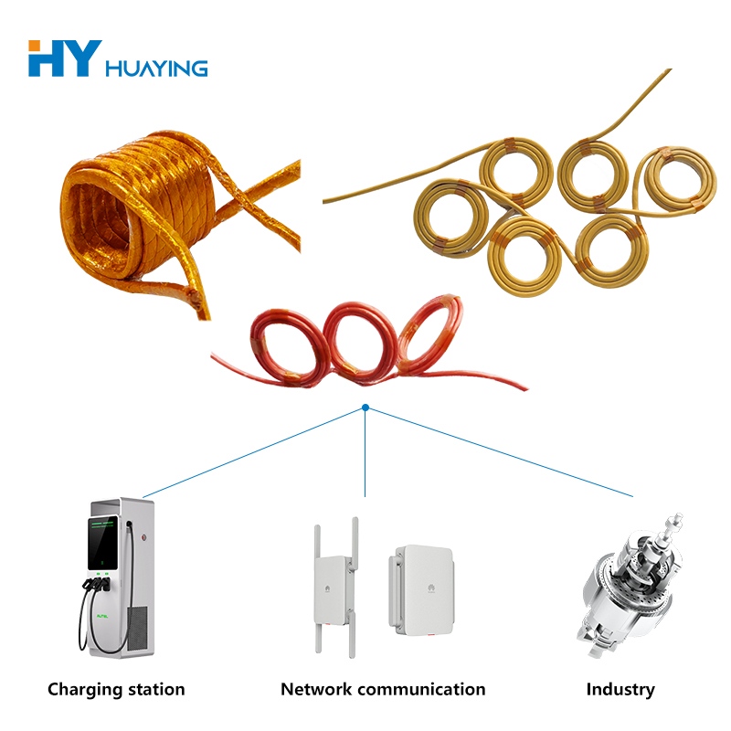 Hege temperatuer PTFE / PFA Film Flat Wire